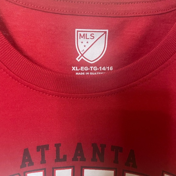 MLS Atlanta United Girls T-shirt Size: XL (14/16) - Picture 3 of 4